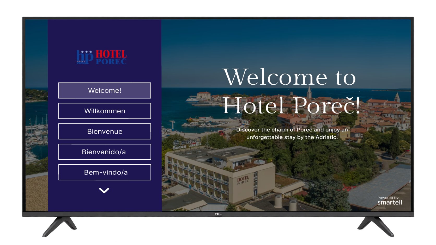 Hotel Poreč — واجهة Smartell