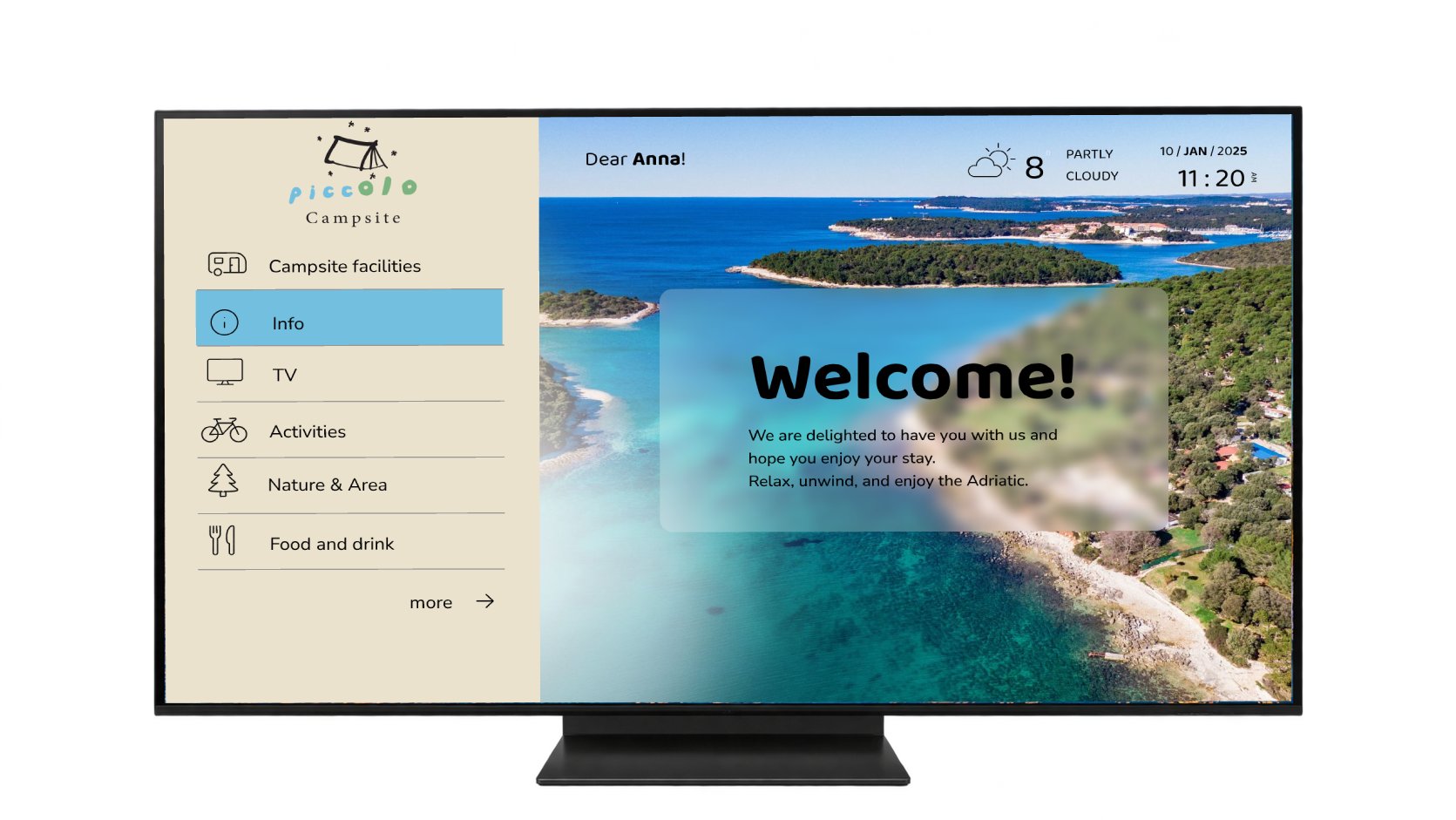 Camp Piccolo — واجهة Smartell